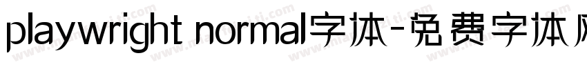 playwright normal字体字体转换